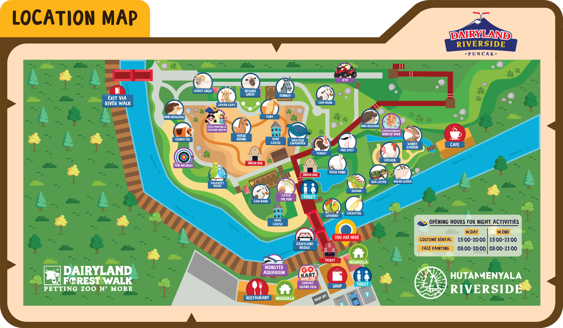 Peta area Dairyland Riverside