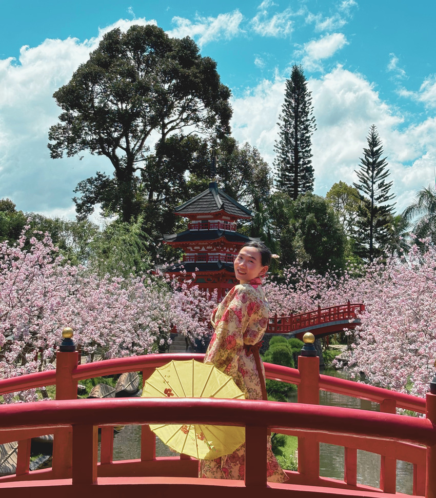 Minimania Puncak: Foto Di Sakura Park Yang Menawan